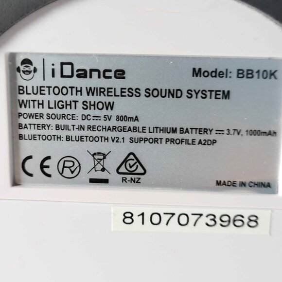 iDance Party Ball BB10K Wireless Bluetooth Speaker - Picture 8 of 8